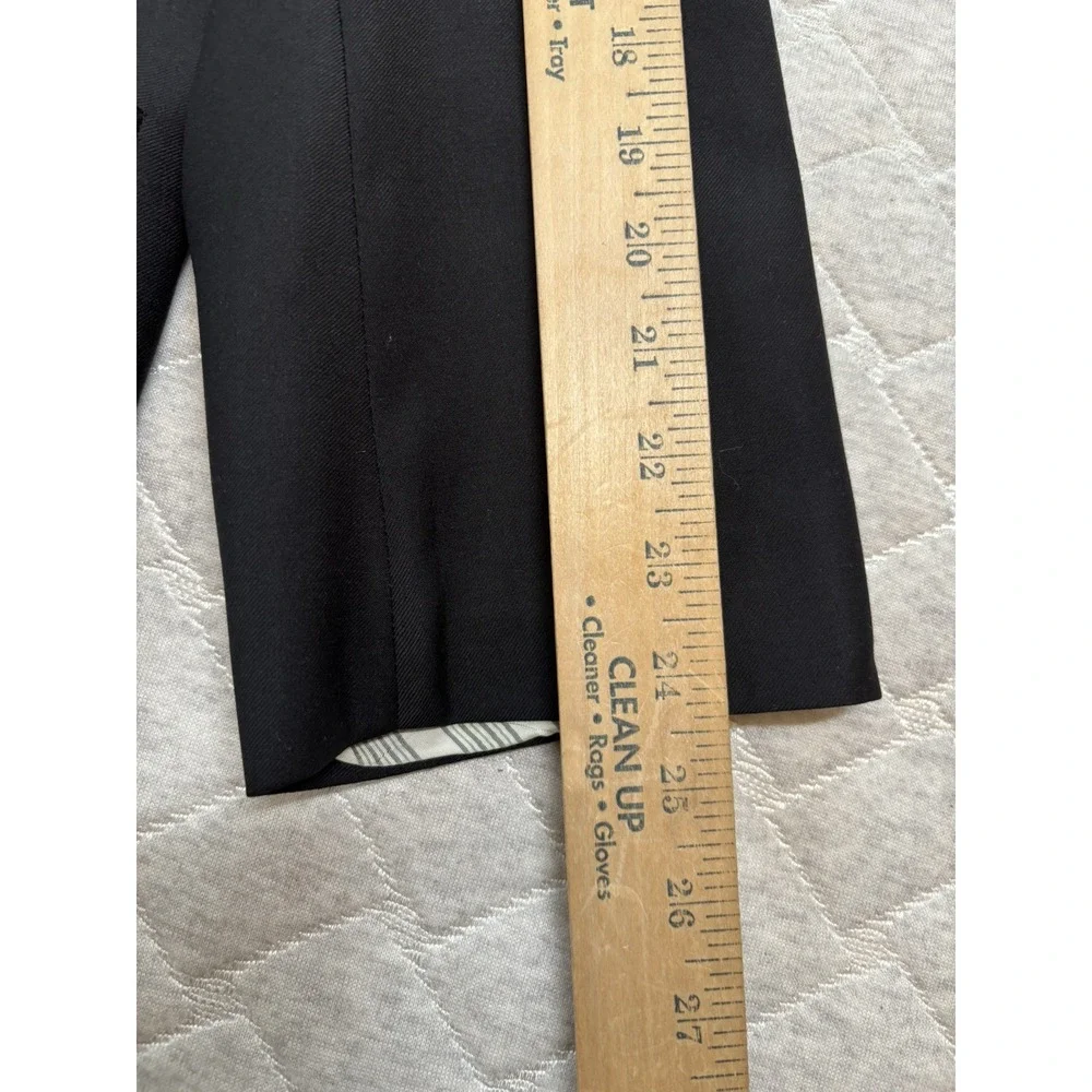 Brooks Brothers Blazer Mens 48 R Black Loro‎ Piana Super 120s Wool Suit Jacket